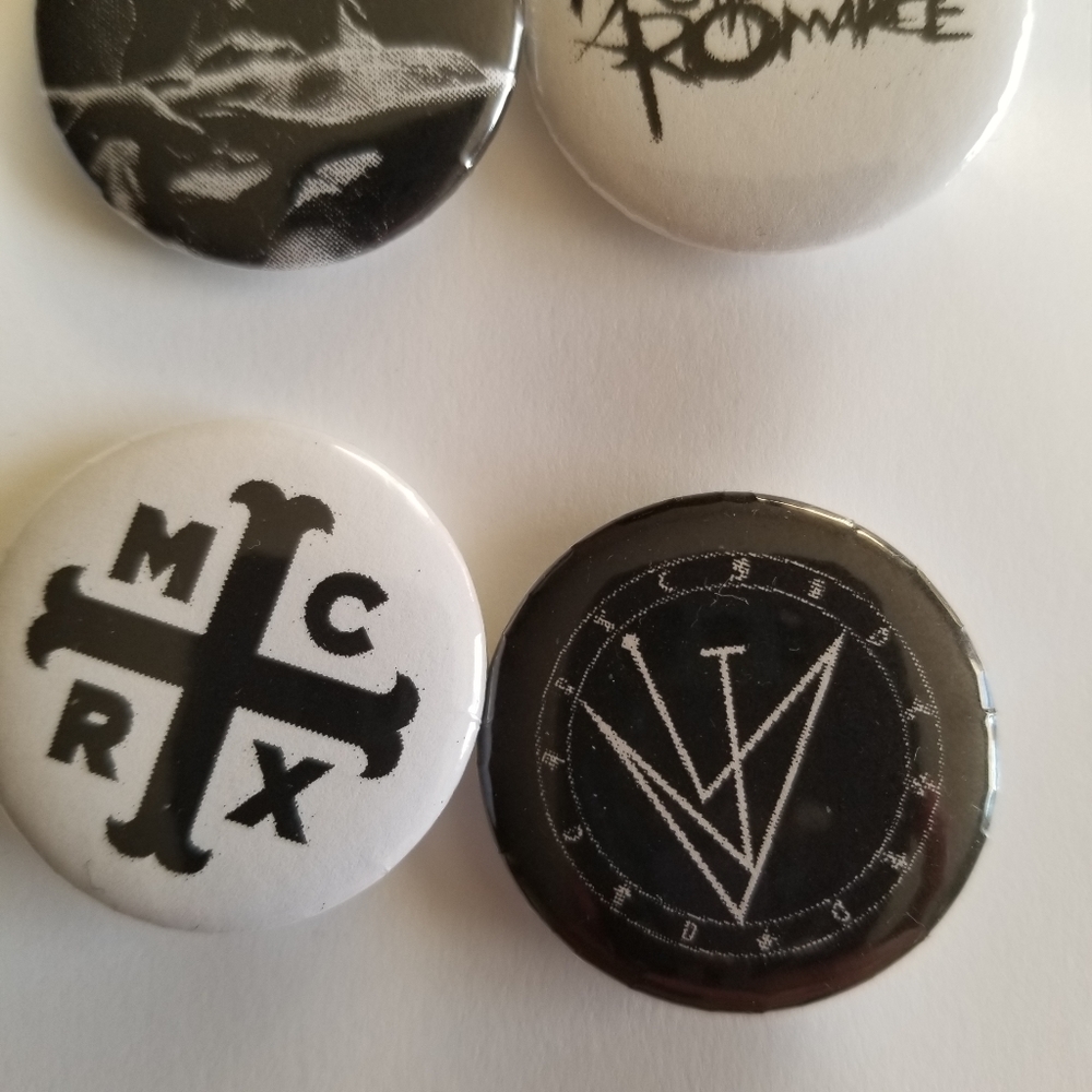 MCR My Chemical Romance Set of 9 Handcrafted Pins - Picture 4 of 7
